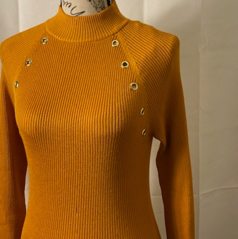 Yellow long sleeve Fall dress